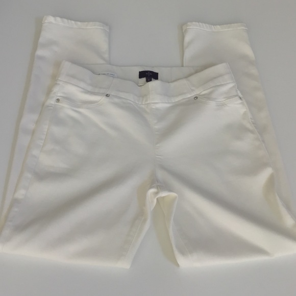 NYDJ Millie Ankle White Jeans Size 4 NWOT - Picture 3 of 6